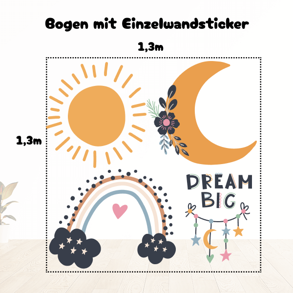 Wandtattoo “Stickerbogen Kinderdeko 1”