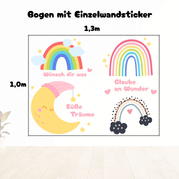 Wandtattoo “Stickerbogen Kinderdeko 2”