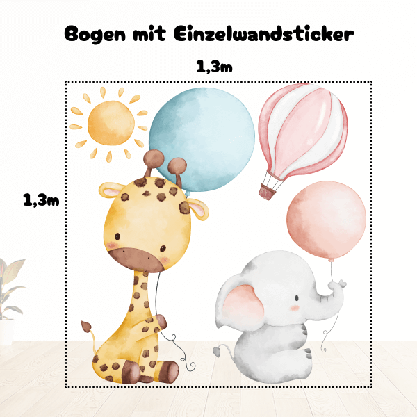 Wandtattoo “Stickerbogen Tiere 2”