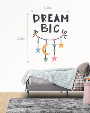 Wandtattoo “Dream Big”